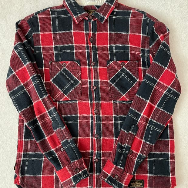 네이버후드 17fw 럼버 셔츠