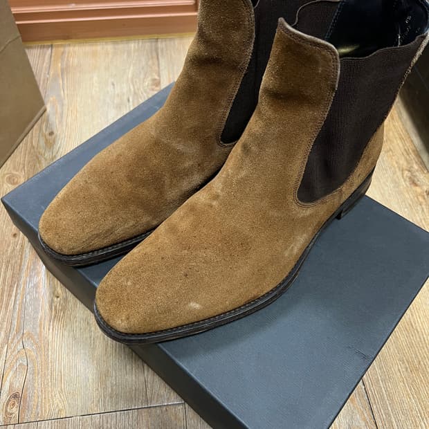 택포9) Loake 로크 미첨 스웨이드 첼시부츠 uk6.5 260