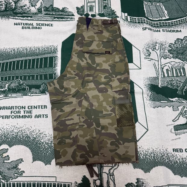 앤더슨 벨 CAMOUFLAGE CARGO SHORTS
