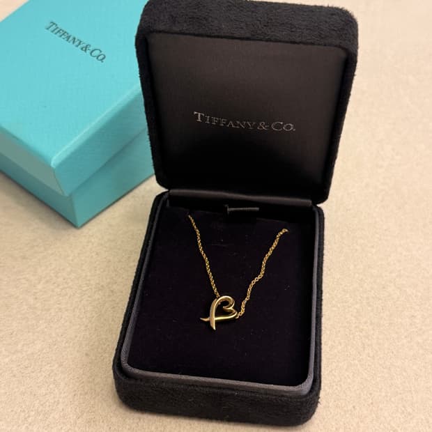 티파니앤코 18k 러빙하트 목걸이