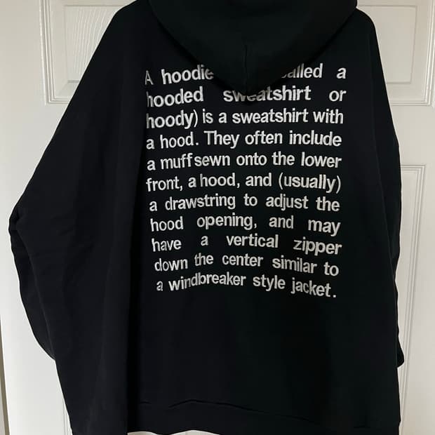 [L] 16ss 베트멍레터링 후드 OG