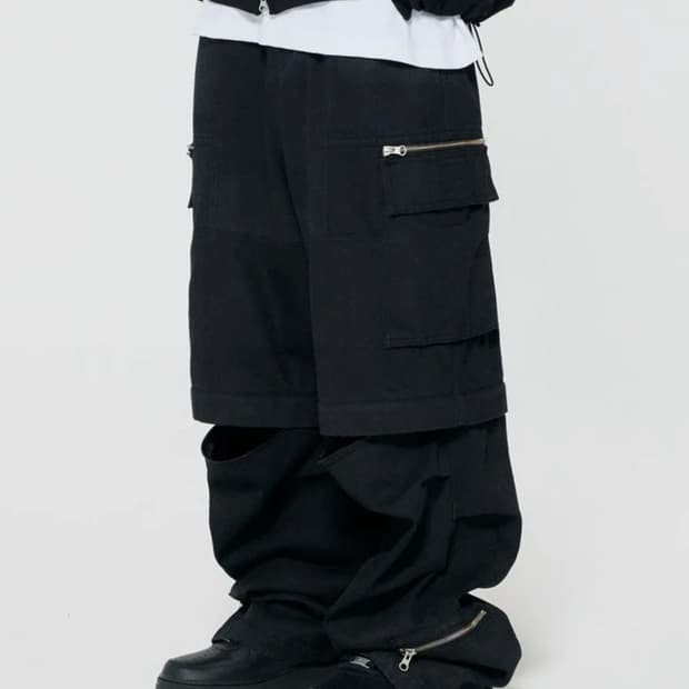 스키즘 인듀싱 분리형 카고팬츠