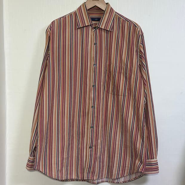 제냐스포츠 잔코듀로이 오버핏 스트라이프셔츠/L