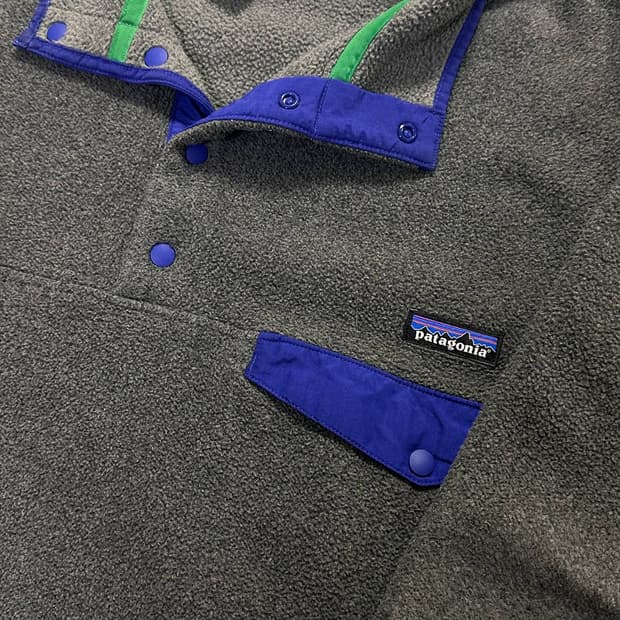 patagonia 파타고니아 신칠라 헤비웨이트 그레이 블루 M