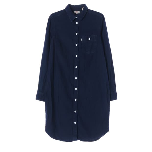 LEVIS 코듀로이 롱 셔츠 원피스 XS