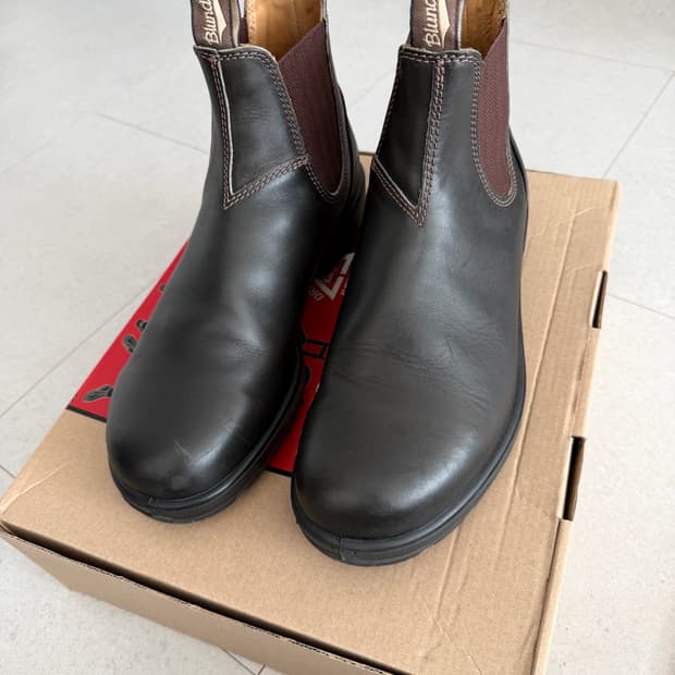 [AU9] 블런드스톤 600 브라운 첼시부츠