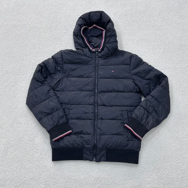 152 타미힐피거 키즈 후드 패딩 점퍼 0309E