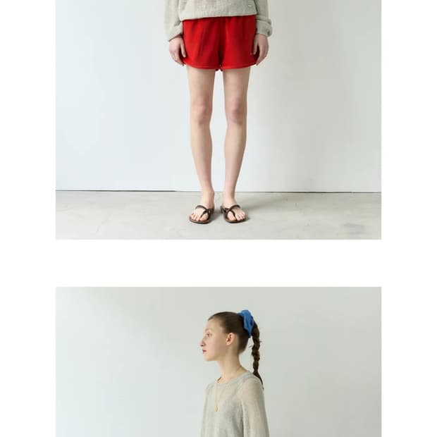 시엔느 Mallorca knit 실버색상