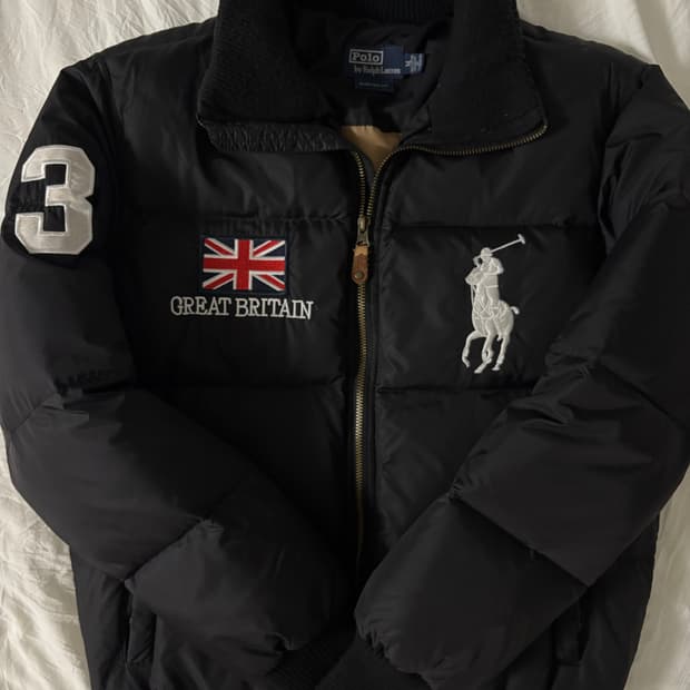 폴로 빅포니 브리튼 패딩 M