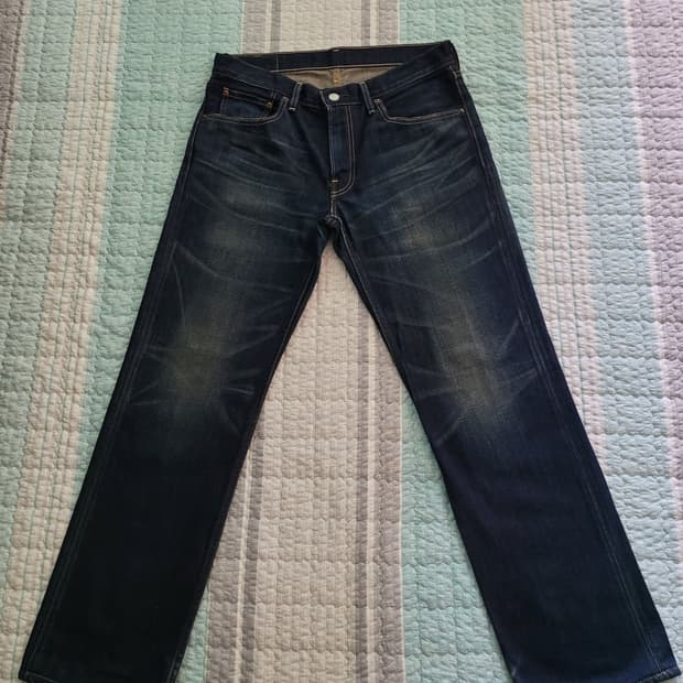 리바이스재팬 Levi's Japan 502 레귤러스트레이트 인디고셀비지