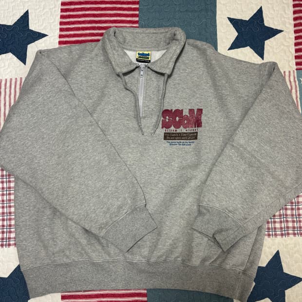 테켓 하프집업 맨투맨 