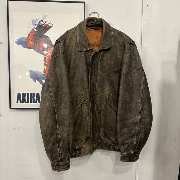 105)리얼레더 자켓