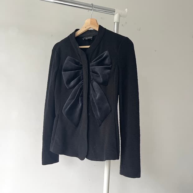 Armani big ribbon ୨ৎ jacket