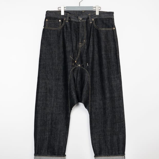 Ganryu Sarrouel Cropped Denim 사루엘 크롭 데님