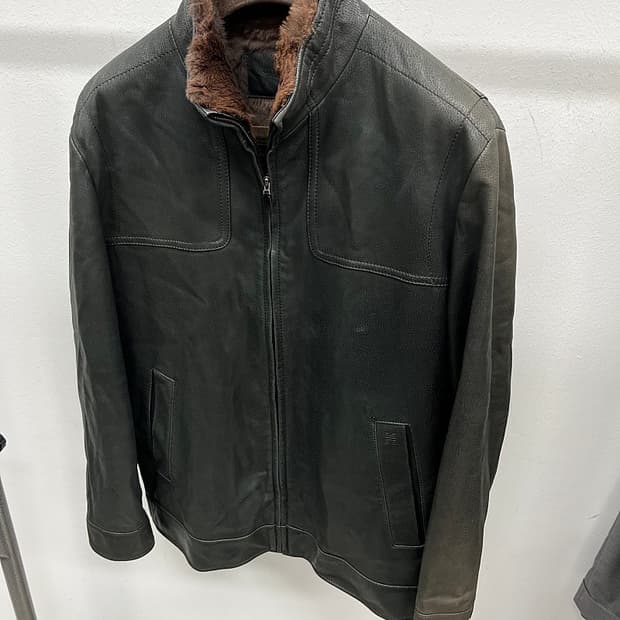 105) 지방시 모피내피 가죽자켓 