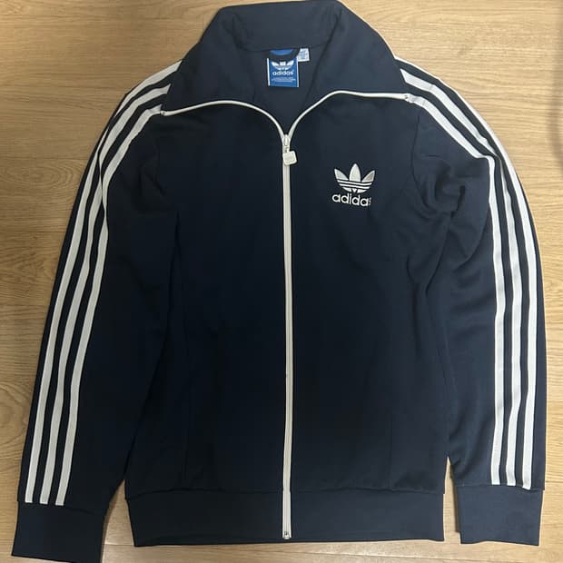 아디다스 유로파 삼선 트랙탑 져지 네이비