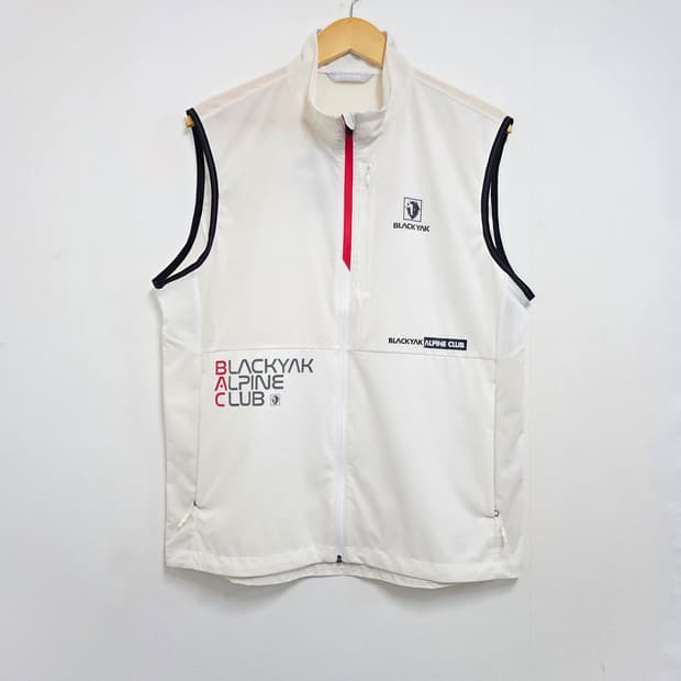 105) 블랙야크 알파인 클럽 나일론 베스트 조끼 아이보리