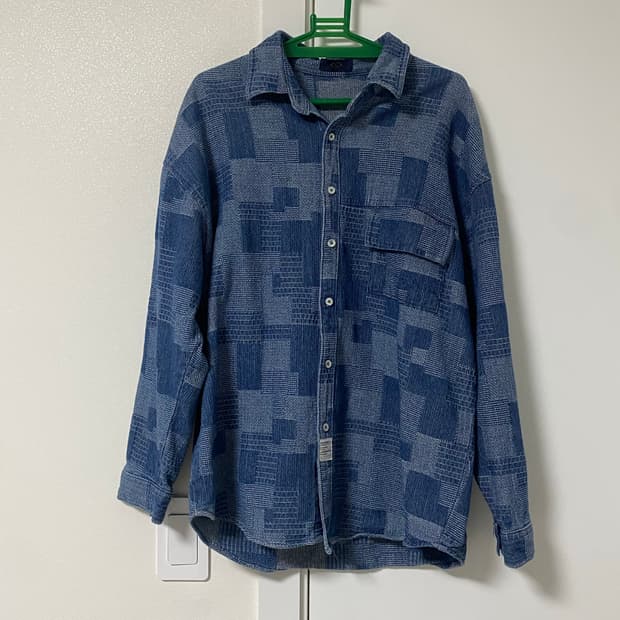 일본 빈티지 보로 셔츠