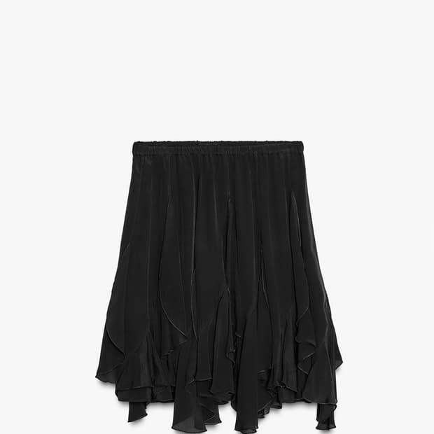 자라 플리츠 스커트