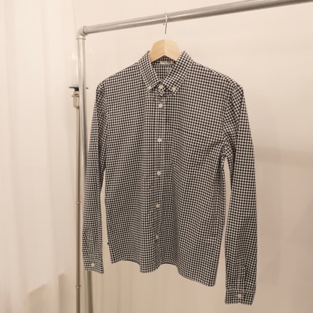 미우미우 비시 체크 셔츠