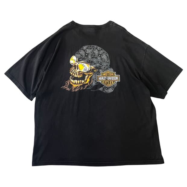할리데이비슨 빅로고 반팔 티셔츠