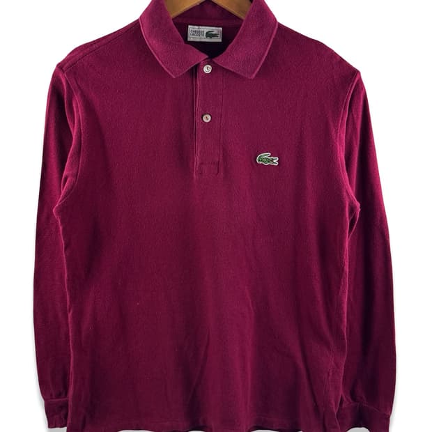 라코스테 버건디 긴팔카라티2942