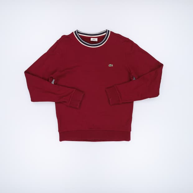 3 라코스테 배색 맨투맨 0310H1