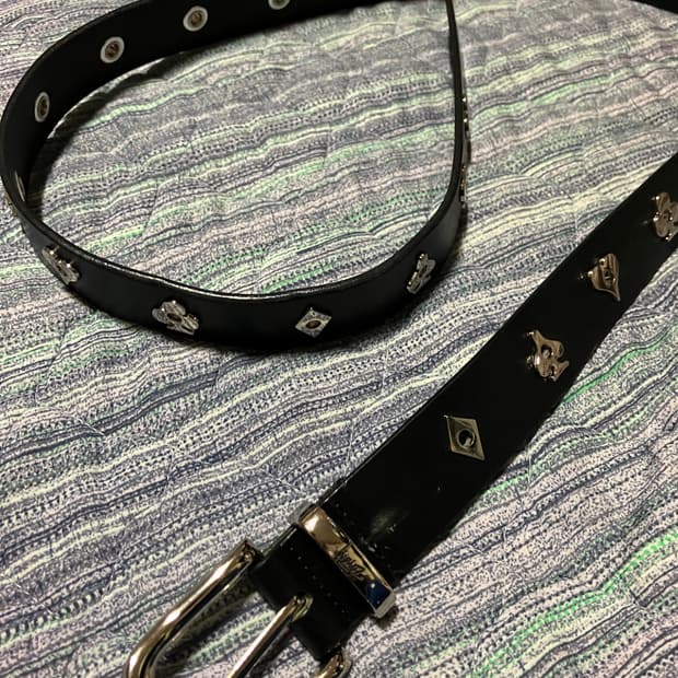 (OS)스투시 로얄 수트 드레스 벨트