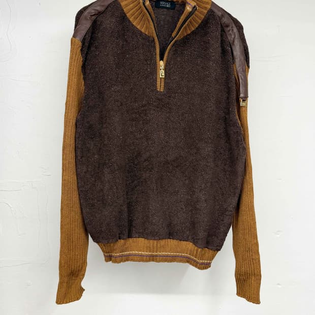 베르사체 클래식 패널 니트 