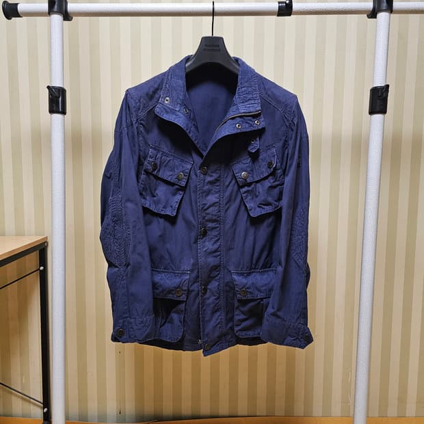 바버 자켓 코튼 M