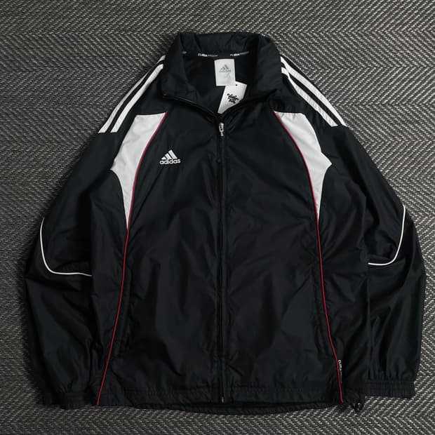 00s 아디다스 올드스쿨 박시핏 배색 바람막이y 3589