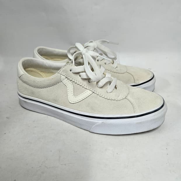 반스 스웨이드 스니커즈 아이보리 230mm