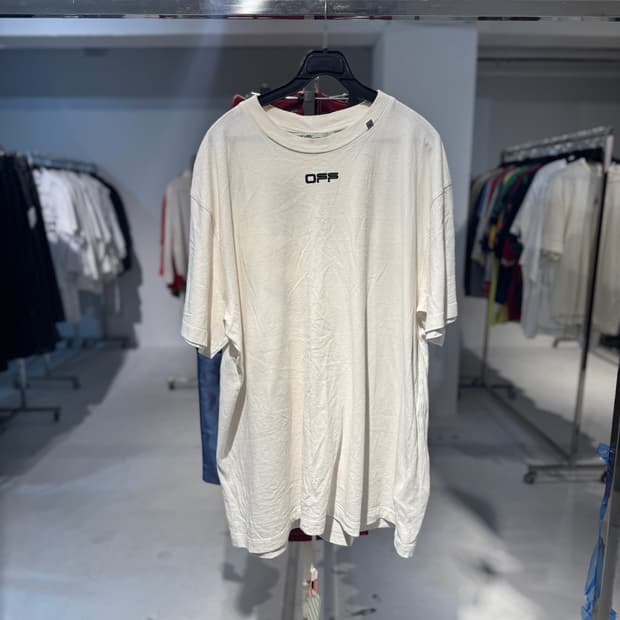 Off white 오프화이트 택 반팔티
