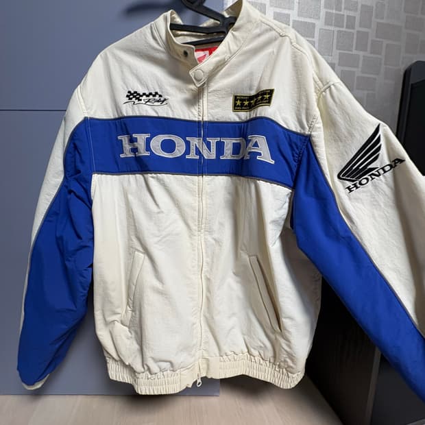 혼다 블루종 자켓 아이보리 XL 판매합니다