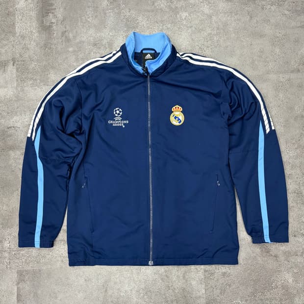 아디다스 챔피언스리그 레알마드리드 트랙탑 네이비