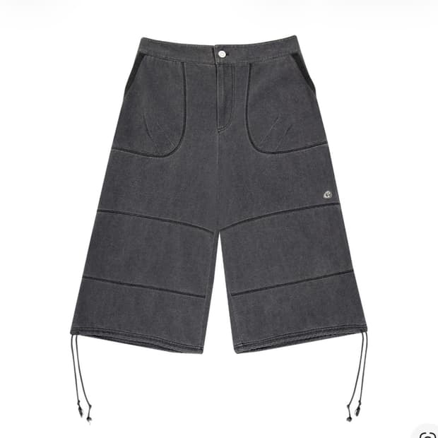 코이세이오 옥스퍼드 지그재그 팬츠 차콜 2사이즈