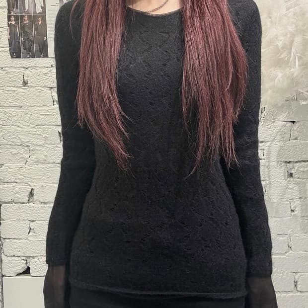 Comme des Garçons Sheer Knit Long Sleeve