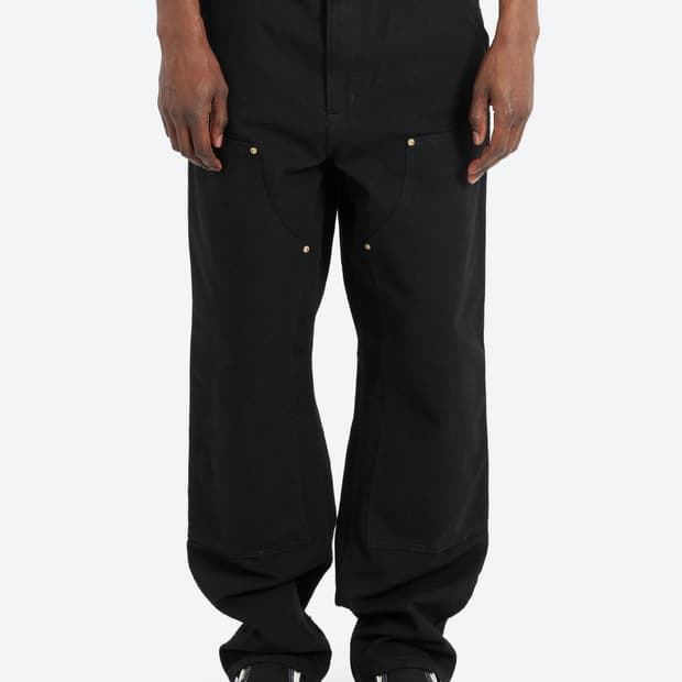 칼하트 더블니 팬츠 블랙 32
