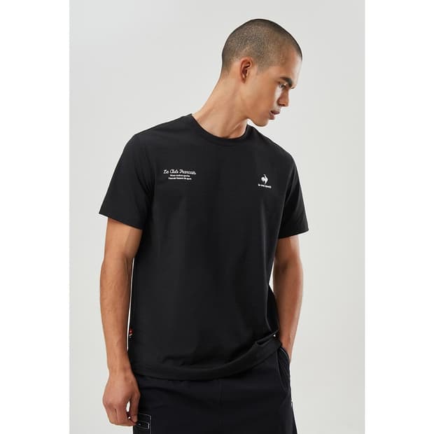 남성) 24SS LE COQ SPORTIF 스몰피케 화섬 반팔티