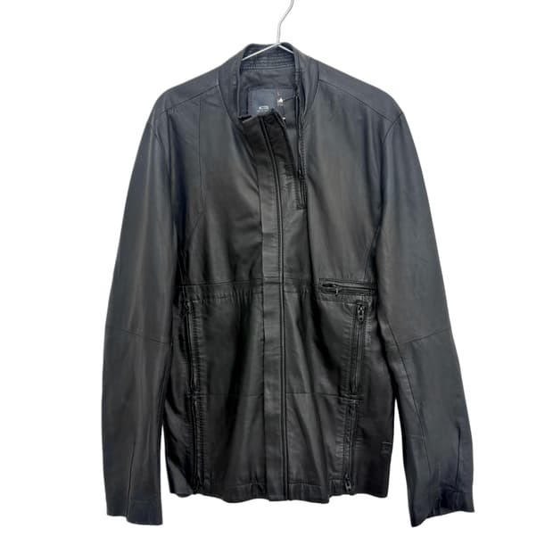 G-Star raw 레더 집 포켓 자켓