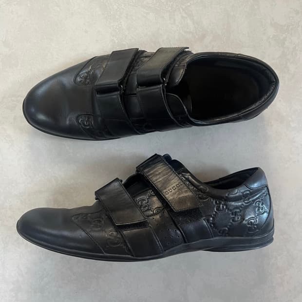 구찌 Gucci monogram flat shoes 260 플랫슈즈