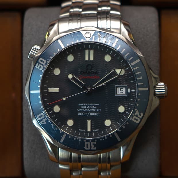 오메가 씨마스터 300 청판 코엑시얼 41mm 오토매틱 시계