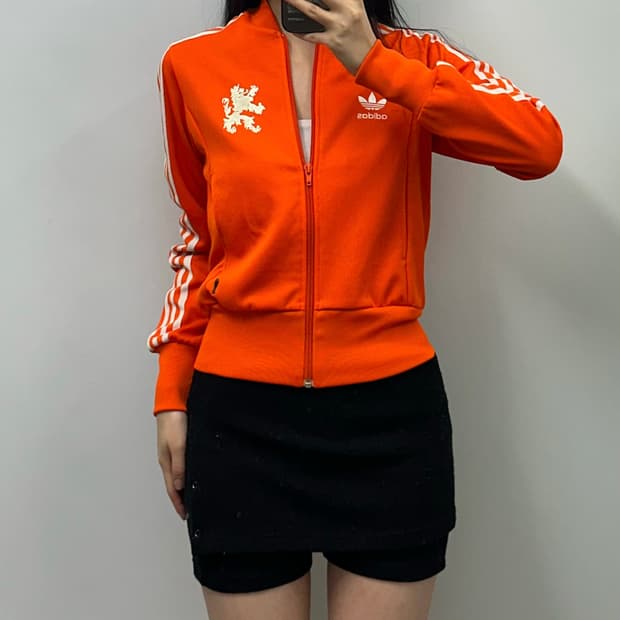 아디다스 네덜란드 오렌지 트랙 져지