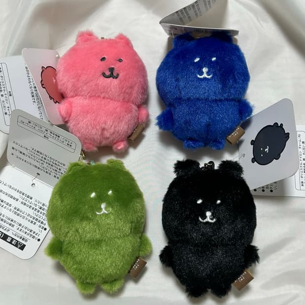 4컬러 농담곰 컬러 농담곰 키링 세트