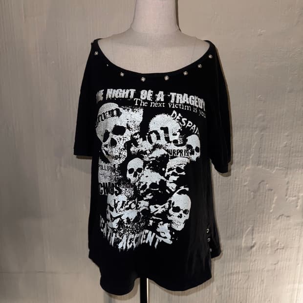 ”Punk Death Accident“ Black T-shirt Pri