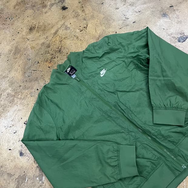 [정품/XL] 나이키 올드스쿨 나일론 그린 점퍼 b15