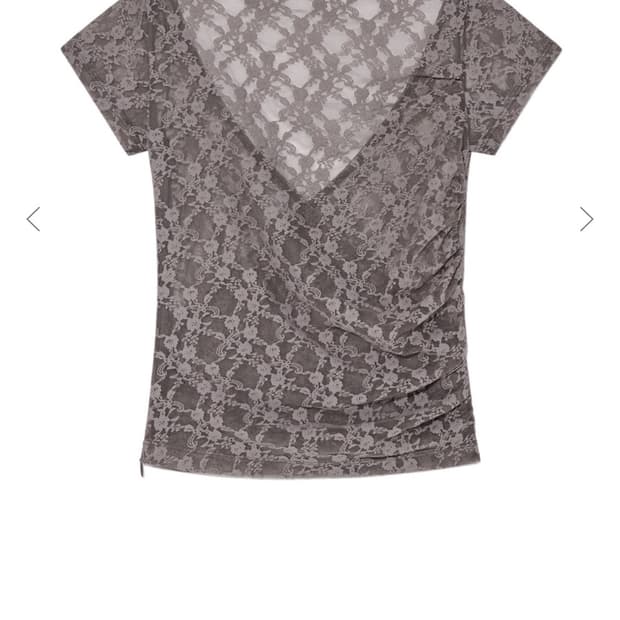 [새 상품] 글로니 러쉬 스월 레이스 티 챠콜