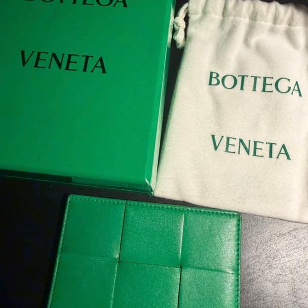 보테가 카드지갑 그린