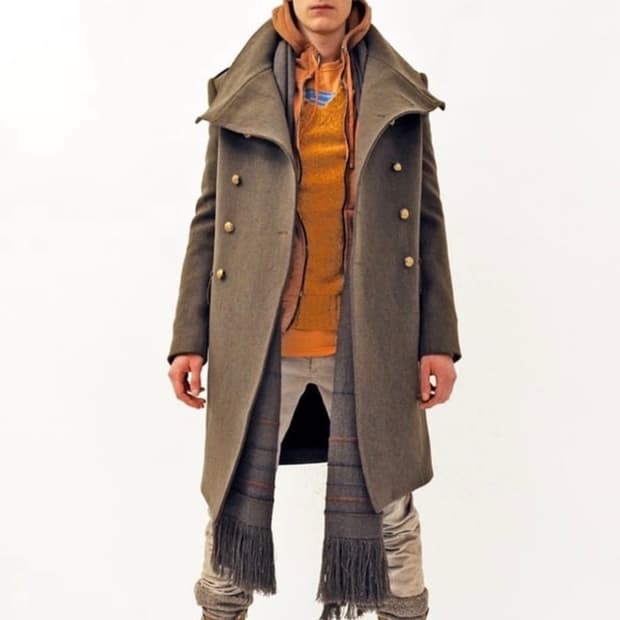 발망 FW11 LOOK1 데카르넹 밀리터리 코트