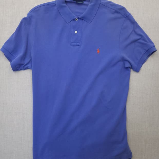 폴로 랄프로렌 블루 반팔 폴로셔츠 L